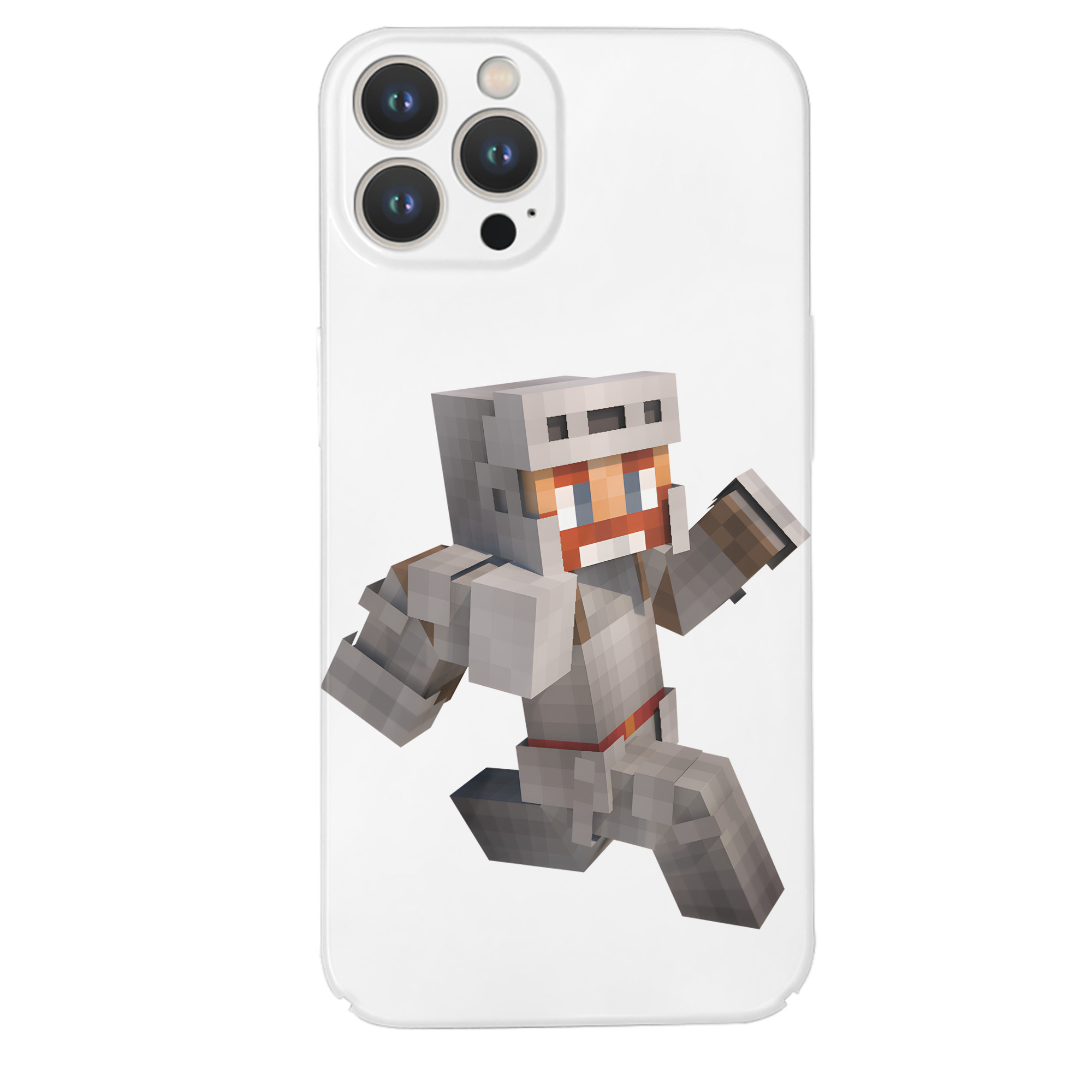 （画像用） マインクラフト ブロックの世界 Minecraft MC Block world 【iPhone 14シリーズ対応】ハードケース
